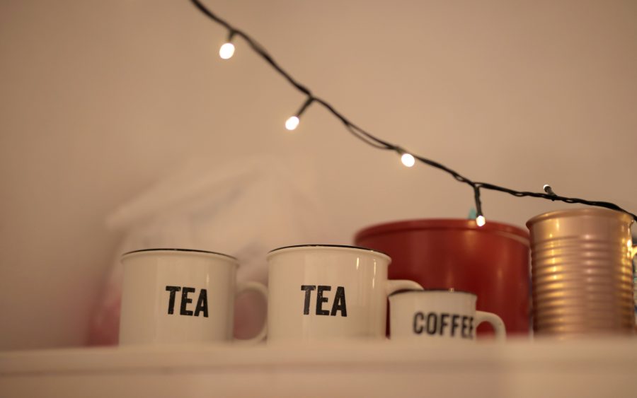 Tea, coffee and biscuits