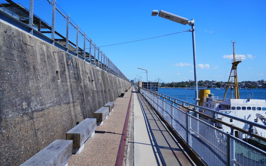 The harbour extension and the second ramp
