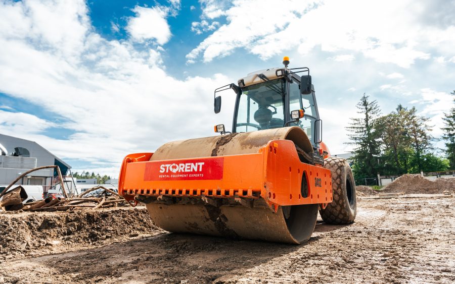 Plate compactor, by the day