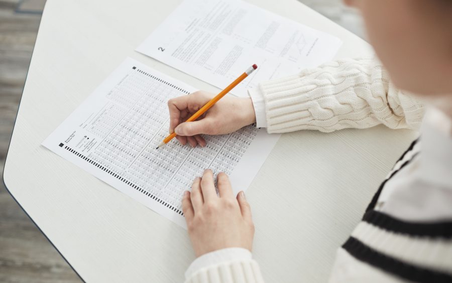 Placement test and interview