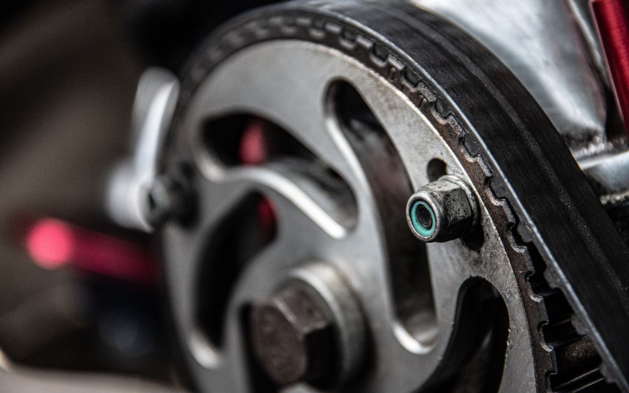 Belt and rollers