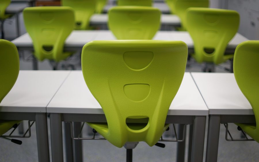 The quiet student in the middle of the class
